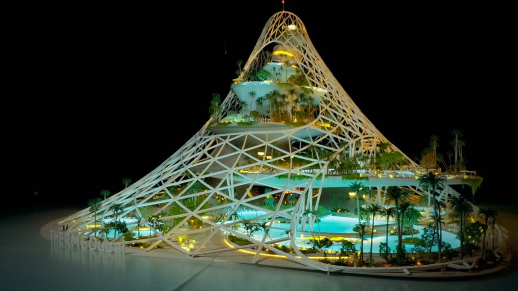 Sheikh Hamdan Unveils Therme Dubai, the World’s Tallest $545 Million Well-Being Resort