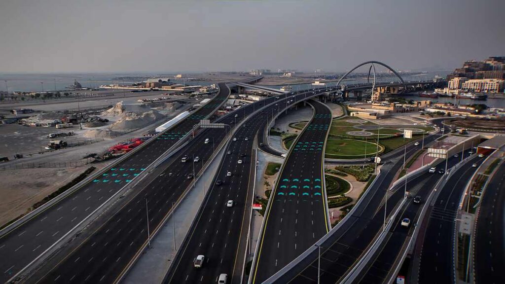 New bridge in dubai