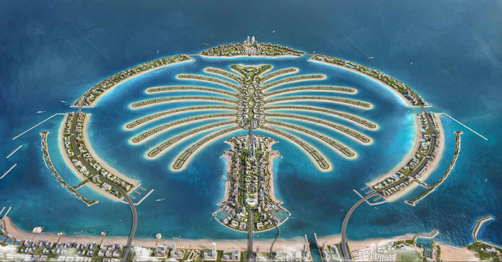 An infrastructure contract worth Dh750m has been awarded at Palm Jebel Ali