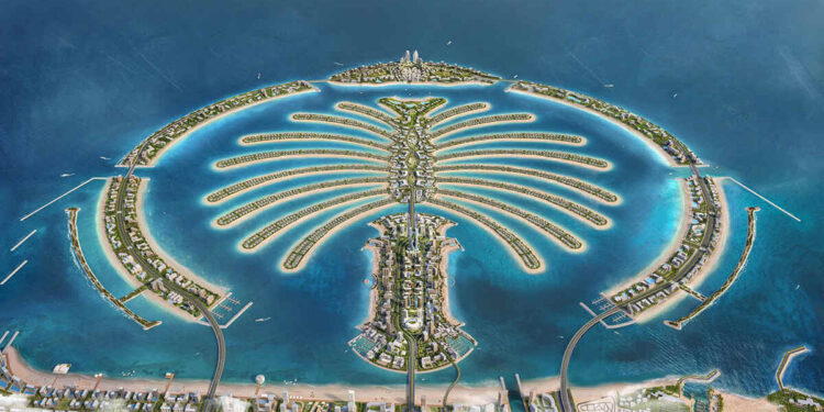 An infrastructure contract worth Dh750m has been awarded at Palm Jebel Ali