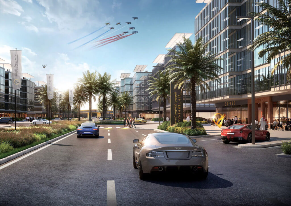 The new VIP Terminal Boulevard has been unveiled at Mohammed bin Rashid Aerospace Hub