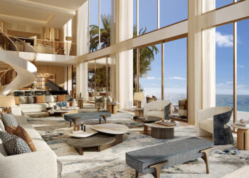 An Abu Dhabi penthouse with five bedrooms and a cinema sells for a record price of Dh14,000 per square foot